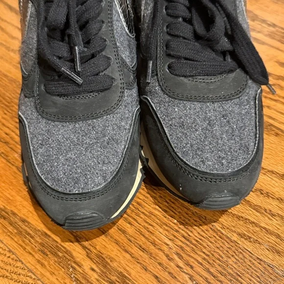 VOILE BLANCHE JULIA FUR SNEAKER BLACK SUEDE size 38 - Picture 7 of 14